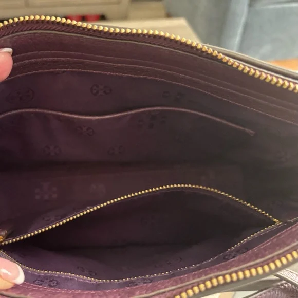 Tory Burch Purple Crossbody Bag - Picture 6 of 9